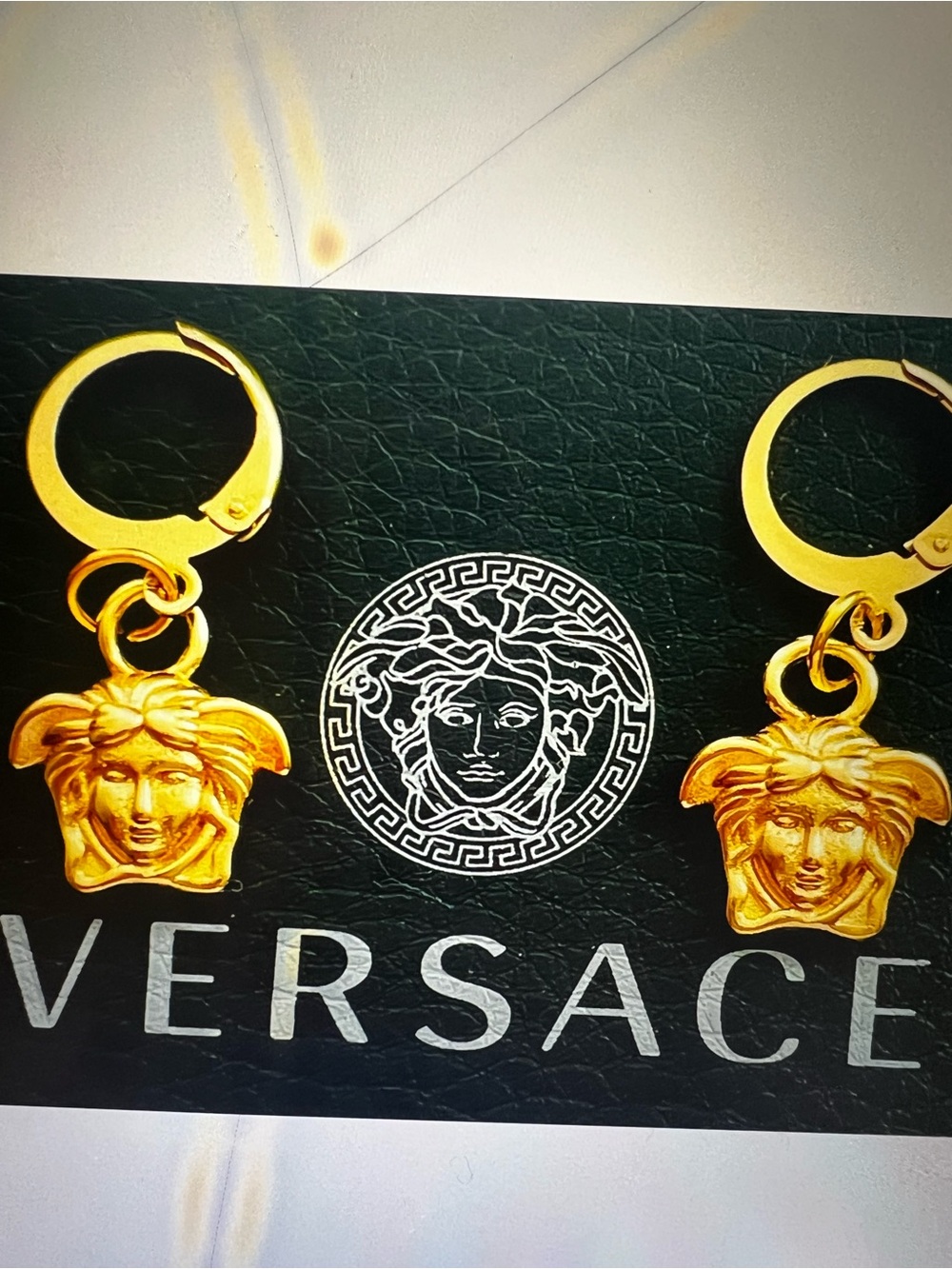 Gold unbranded Medusa earrings Pair - Women upcycled